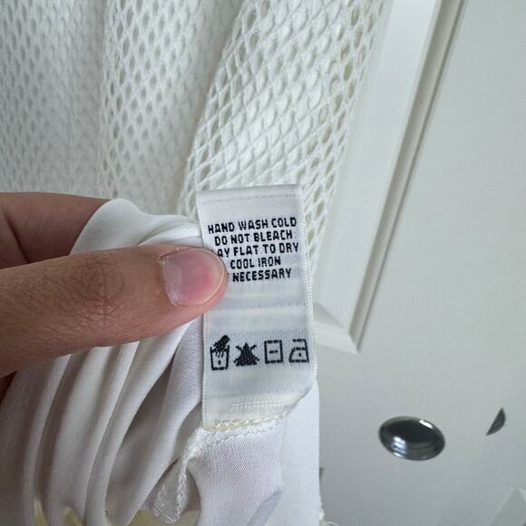 Max Studio White Lace Dress MIDI XL - Picture 6 of 10